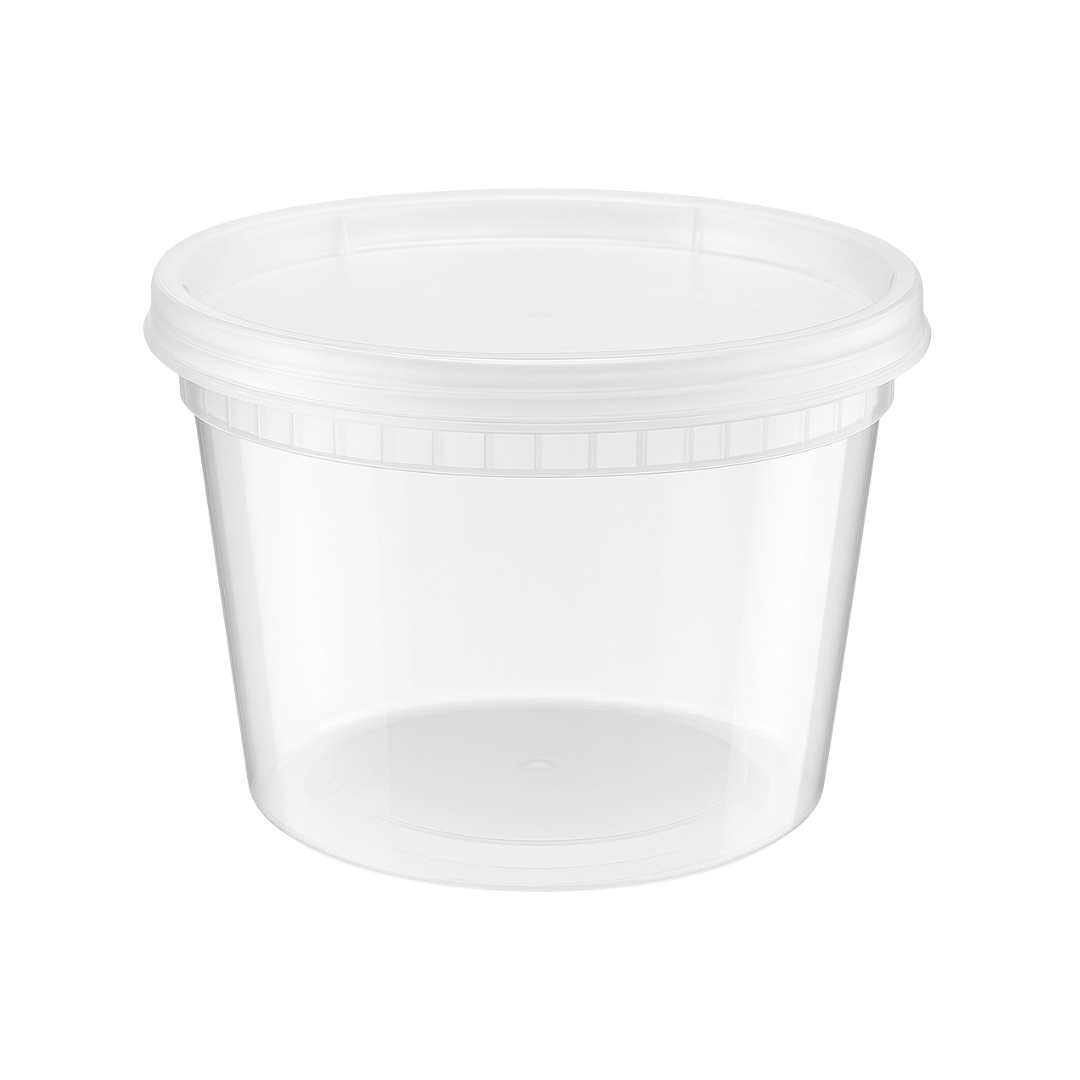 16oz Plastic Deli Container (500 pcs)