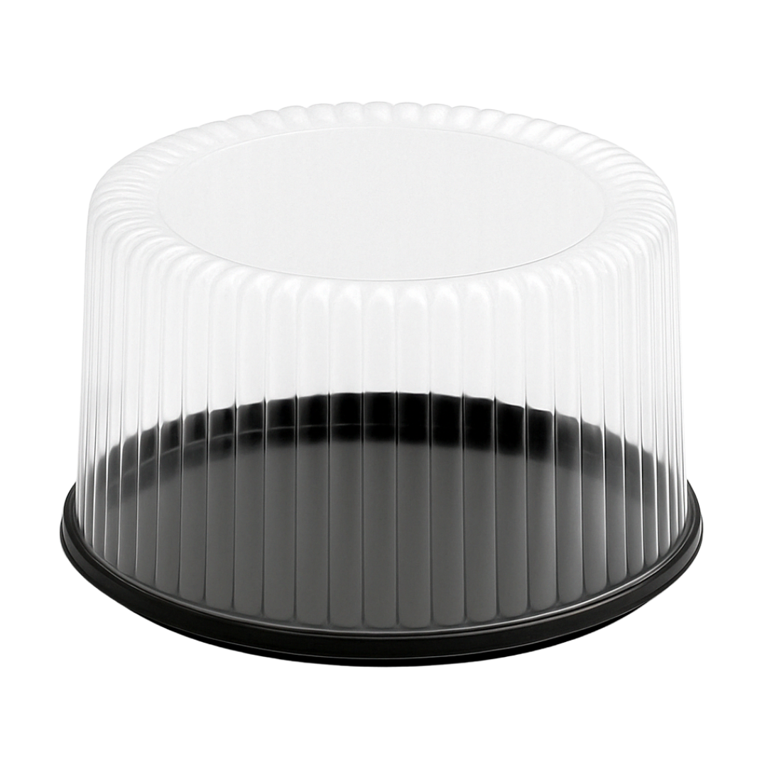 9" High Dome Plastic Cake Display Container (2-Piece)