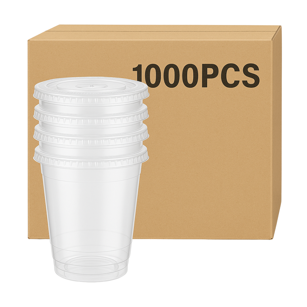 16oz Clear Plastic Cold Cup (1000 pcs)