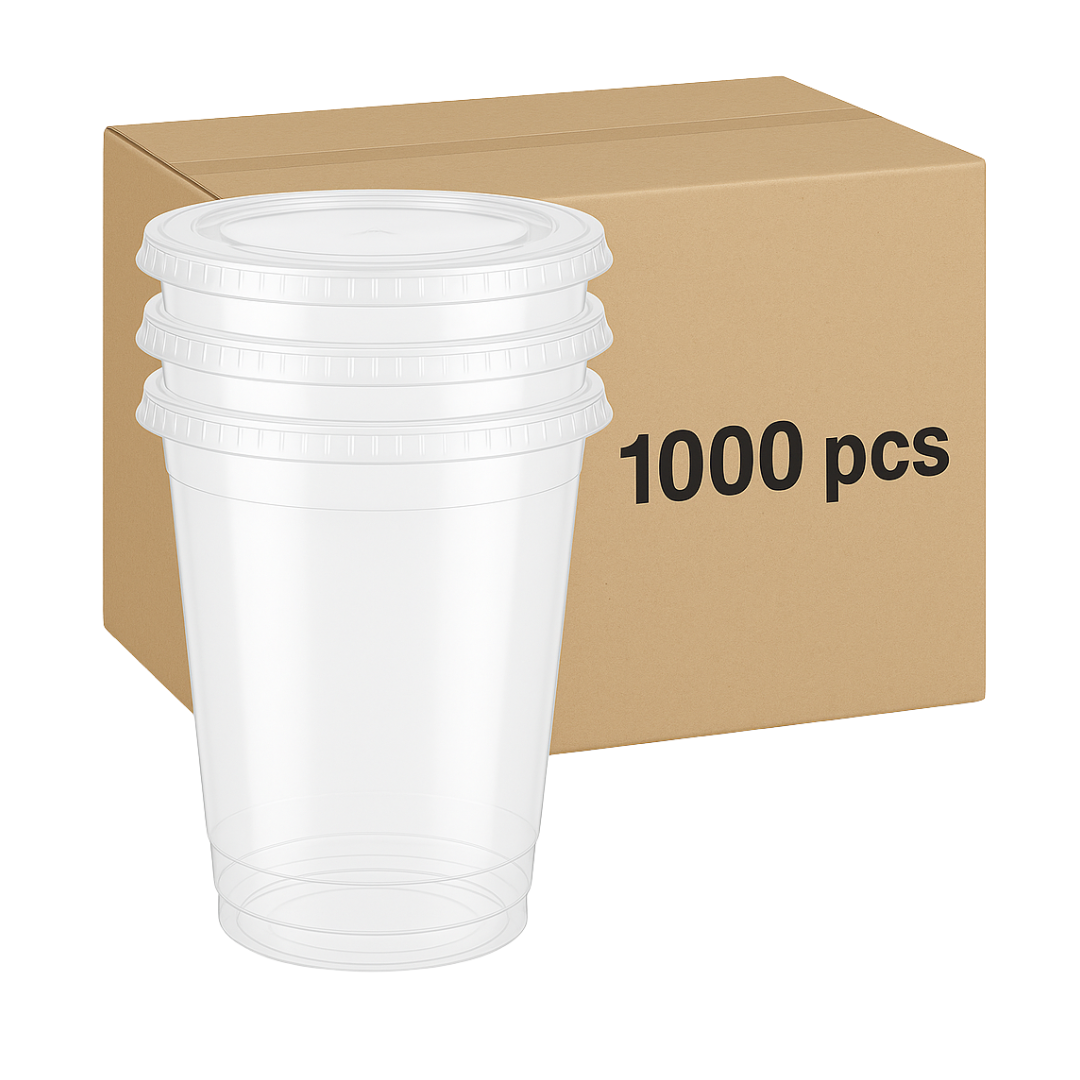 32oz Clear Plastic Cold Cup (1000 pcs)