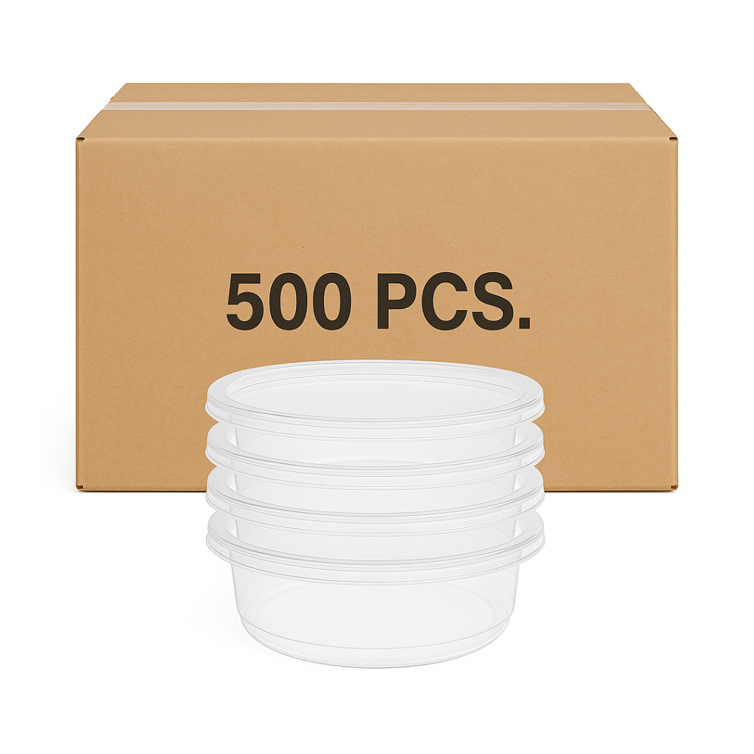 8oz Plastic Deli Container (500 pcs)