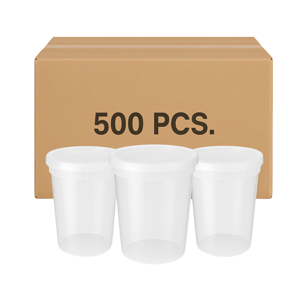 32oz Plastic Deli Container (500 pcs)