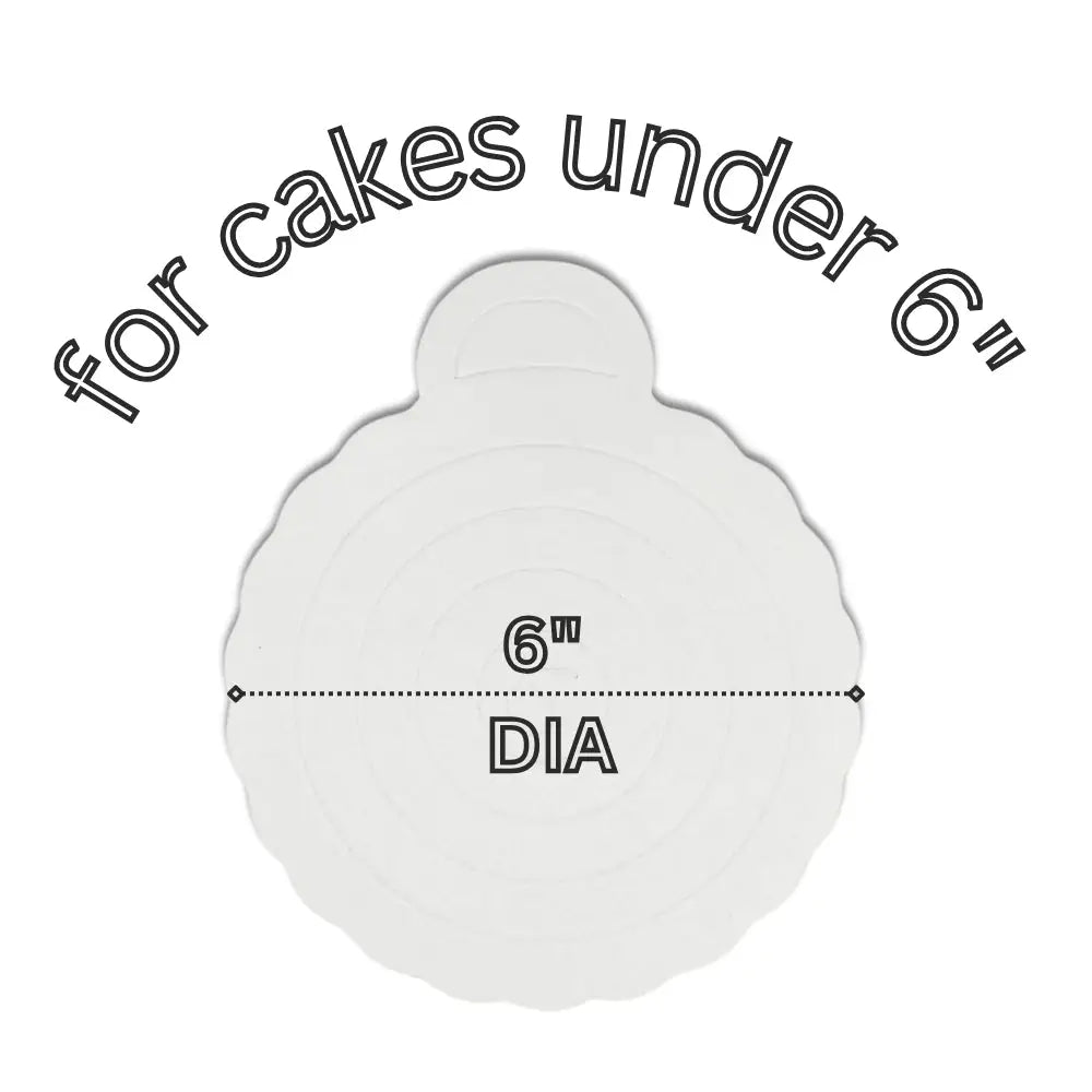 6’’ Cake/Dessert Base Board