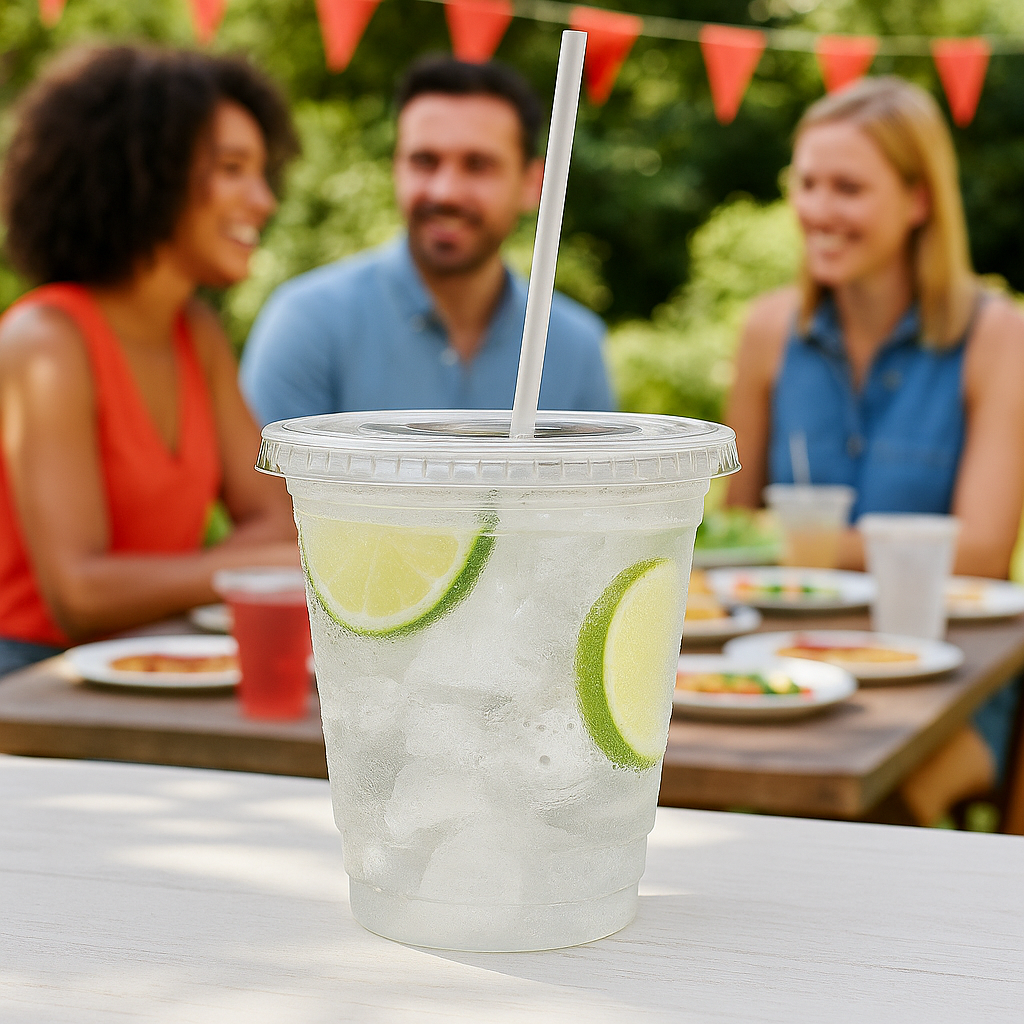 8oz Clear Plastic Cold Cup (1000 pcs)
