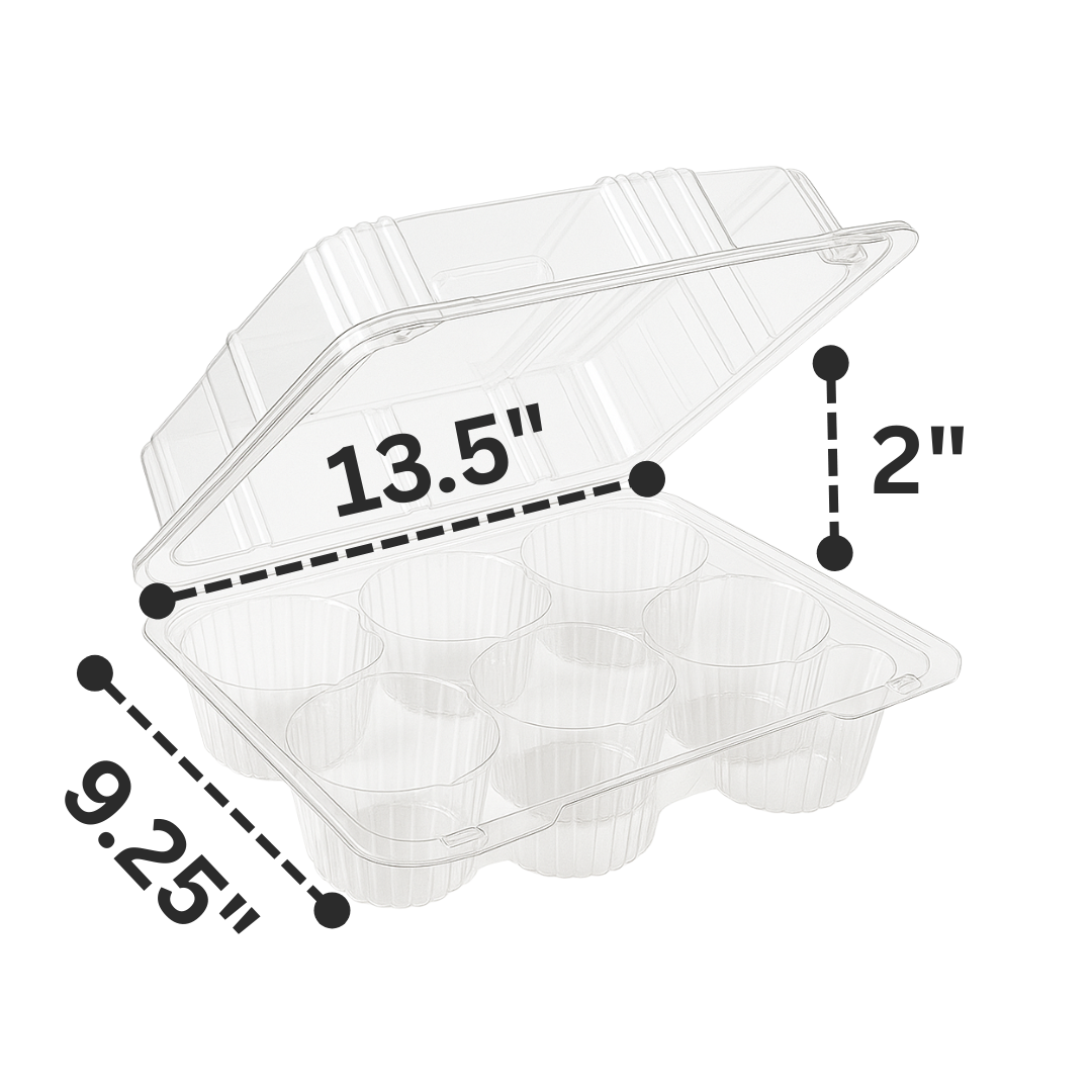 6 Cupcake Container Vent (250pcs)