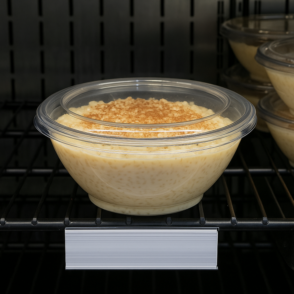 24oz PET Plastic Bowl with Lid (200pcs)