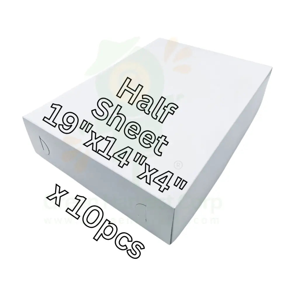 Half Sheet Cake Box 10 Pcs