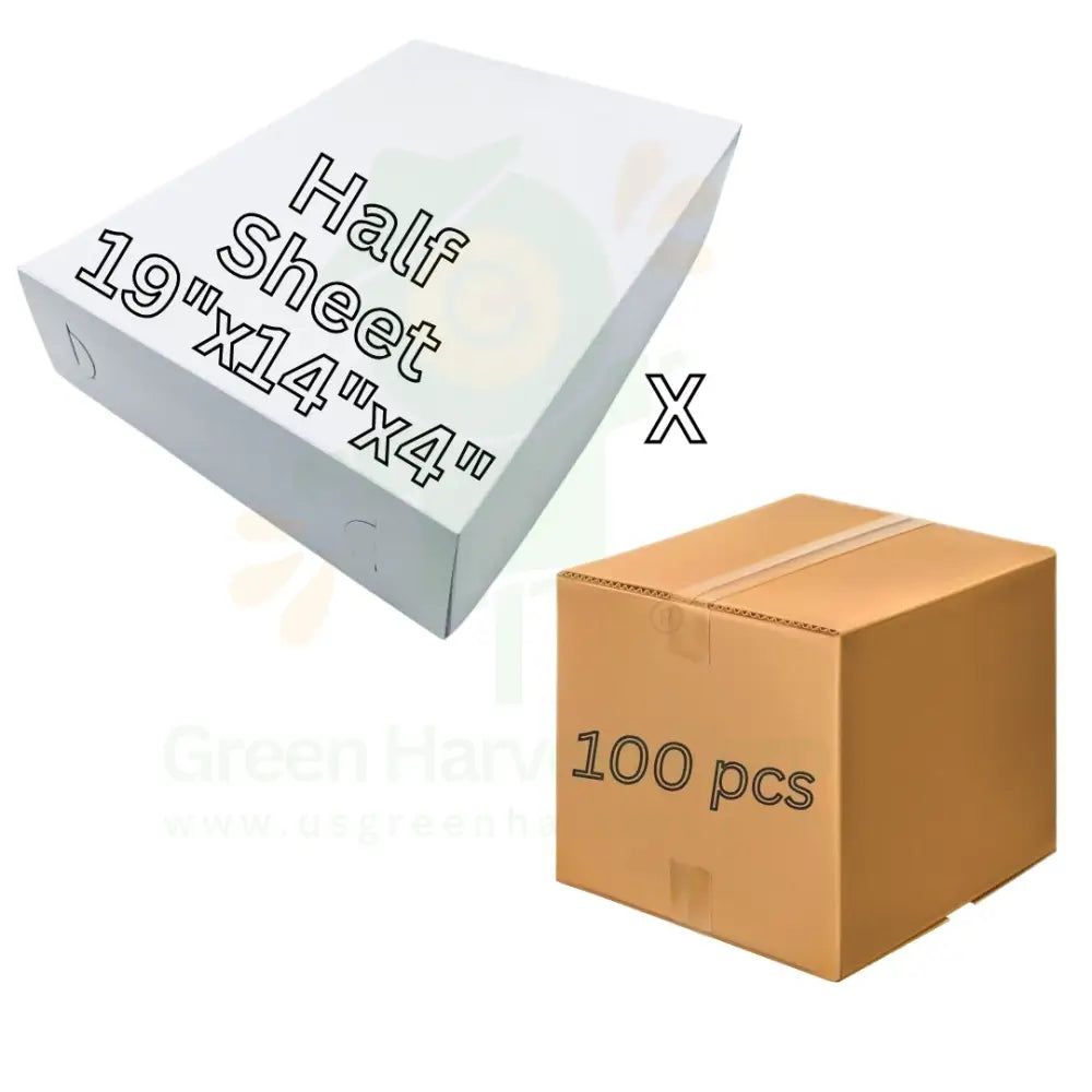 Half Sheet Cake Box 100 Pcs (1 Case)