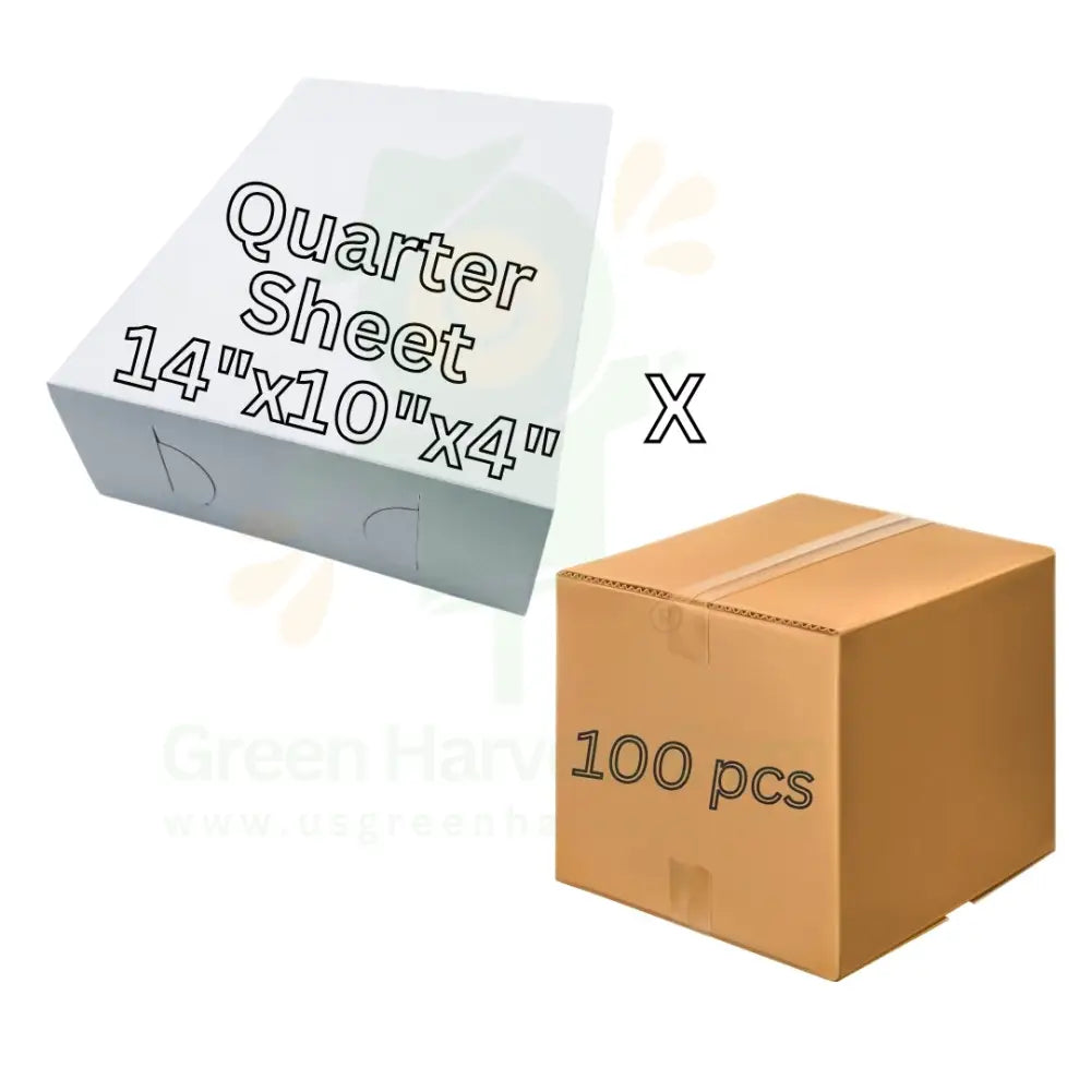 Quarter Sheet Cake Box 100 Pcs (1 Case)
