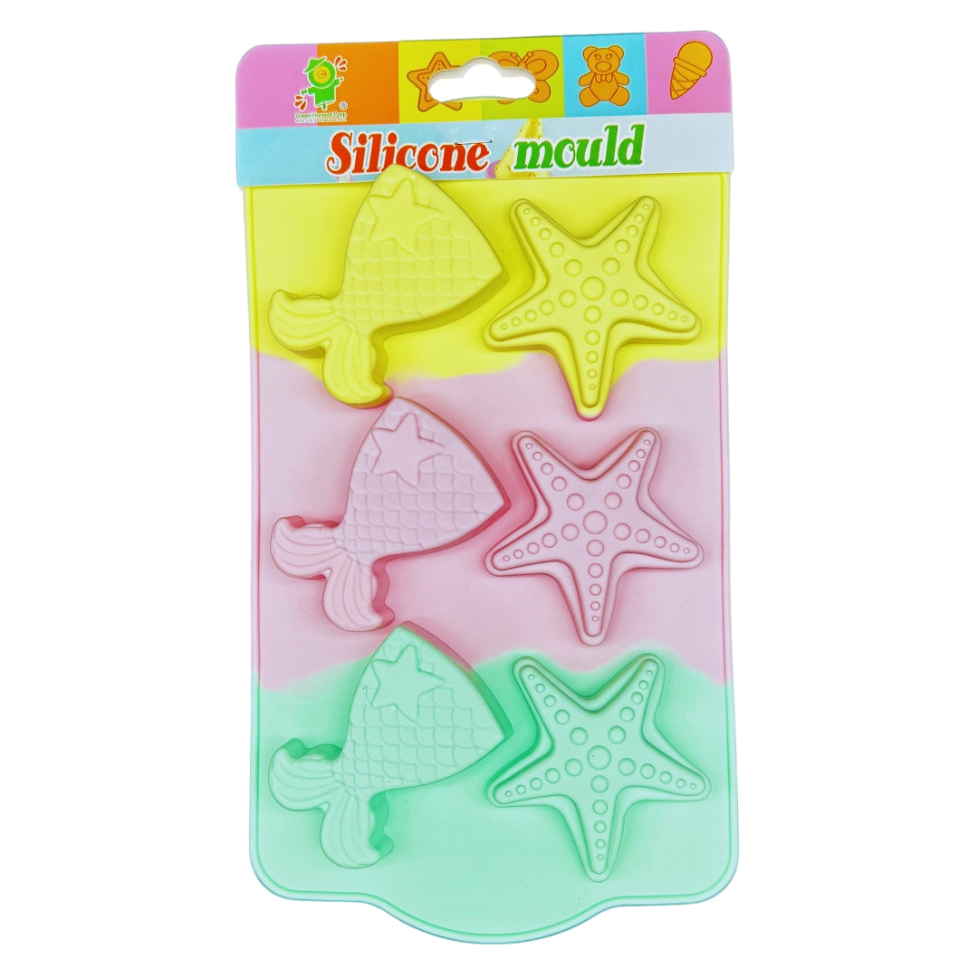 Silicon Cake Mold Star Theme (50pcs)