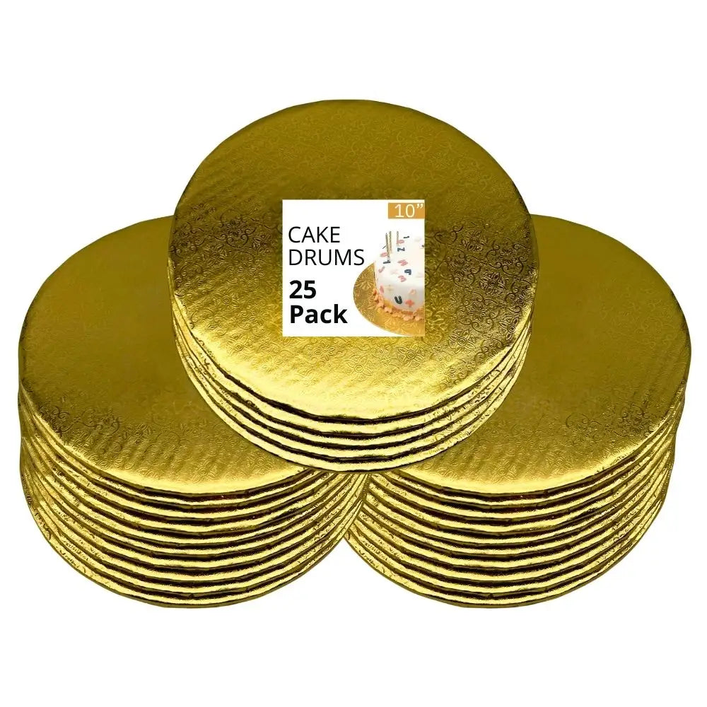 10’’ Gold Cake Drum 1/4’’ Thickness