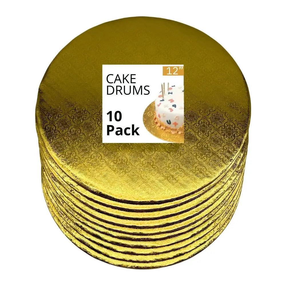 12’’ Gold Cake Drum 1/4’’ Thickness