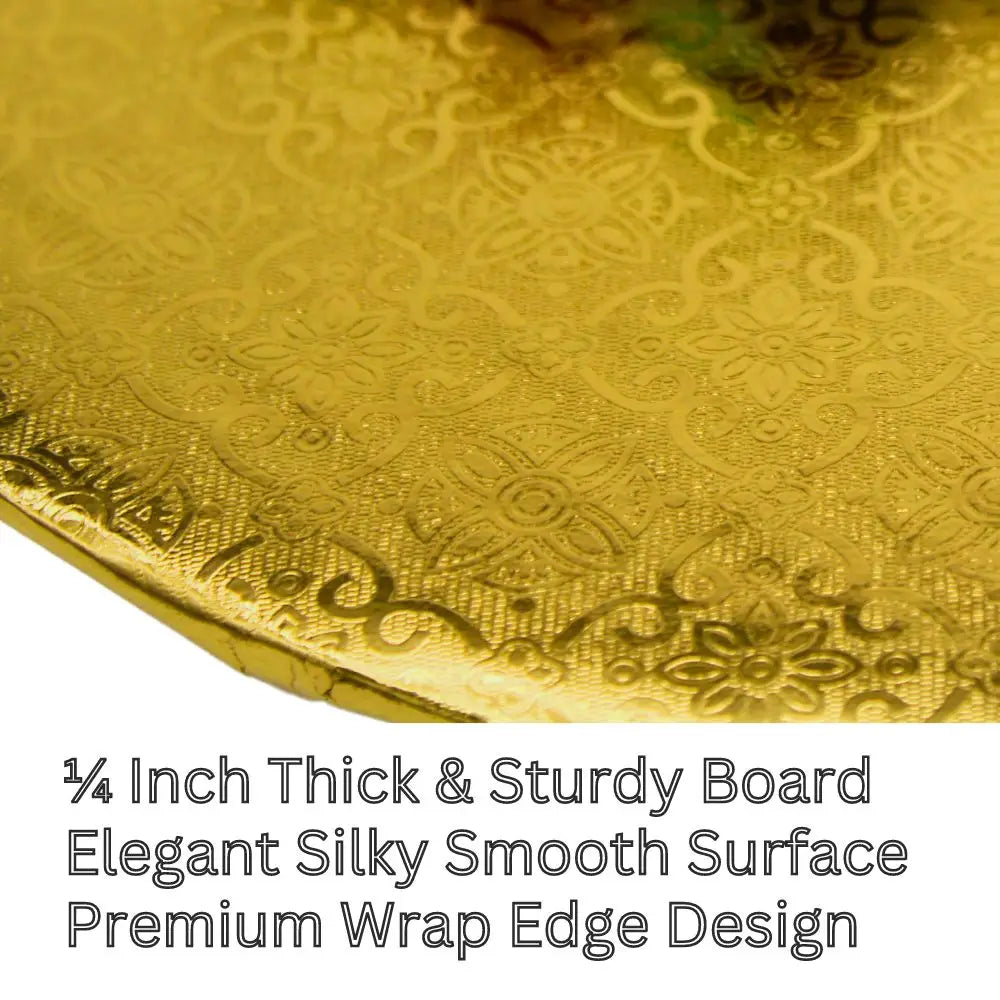 12’’ Gold Cake Drum 1/4’’ Thickness