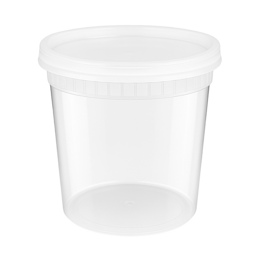 32oz Plastic Deli Container (500 pcs)