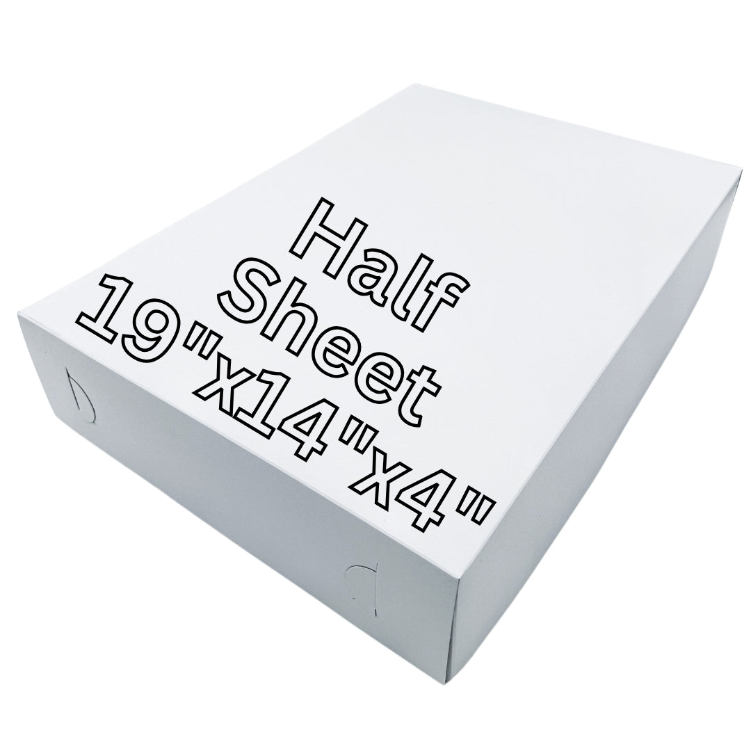 Half Sheet Cake Box 19"x14"x4" (100pcs)