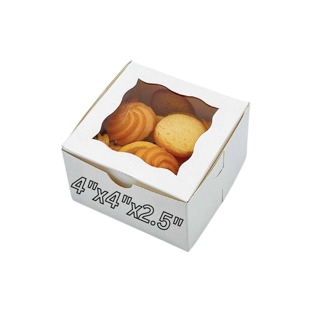 Window Cake Box 4"x4"x2½" (500pcs)