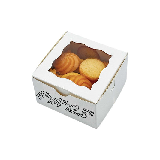 Window Cake Box 4"x4"x2½" (500pcs)