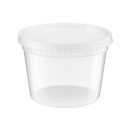 16oz Plastic Deli Container (500 pcs)