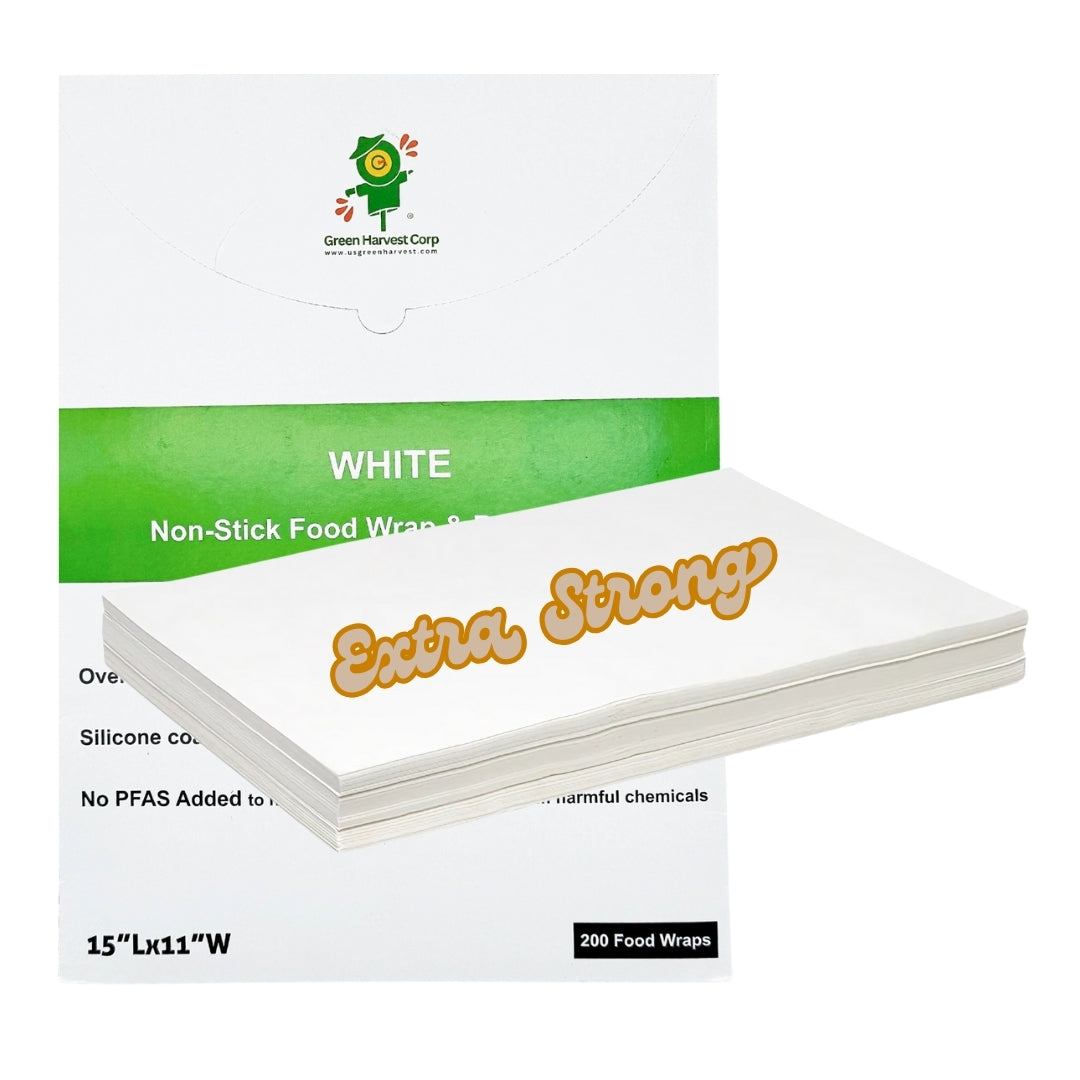 15"x11" White Baking Paper (200 sheets) (20 packs)