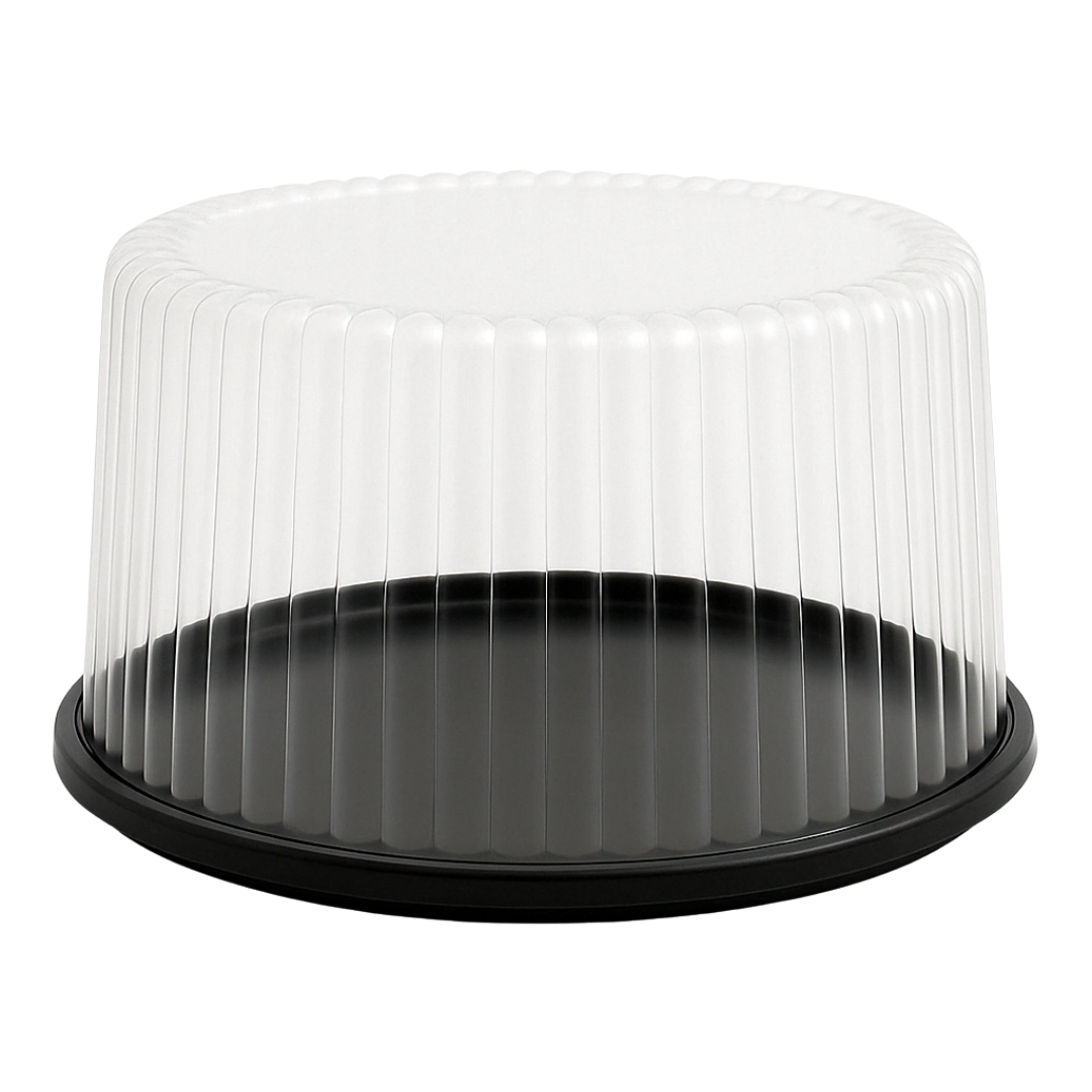 10" High Dome Plastic Cake Display Container (2-piece set)  (50 sets)