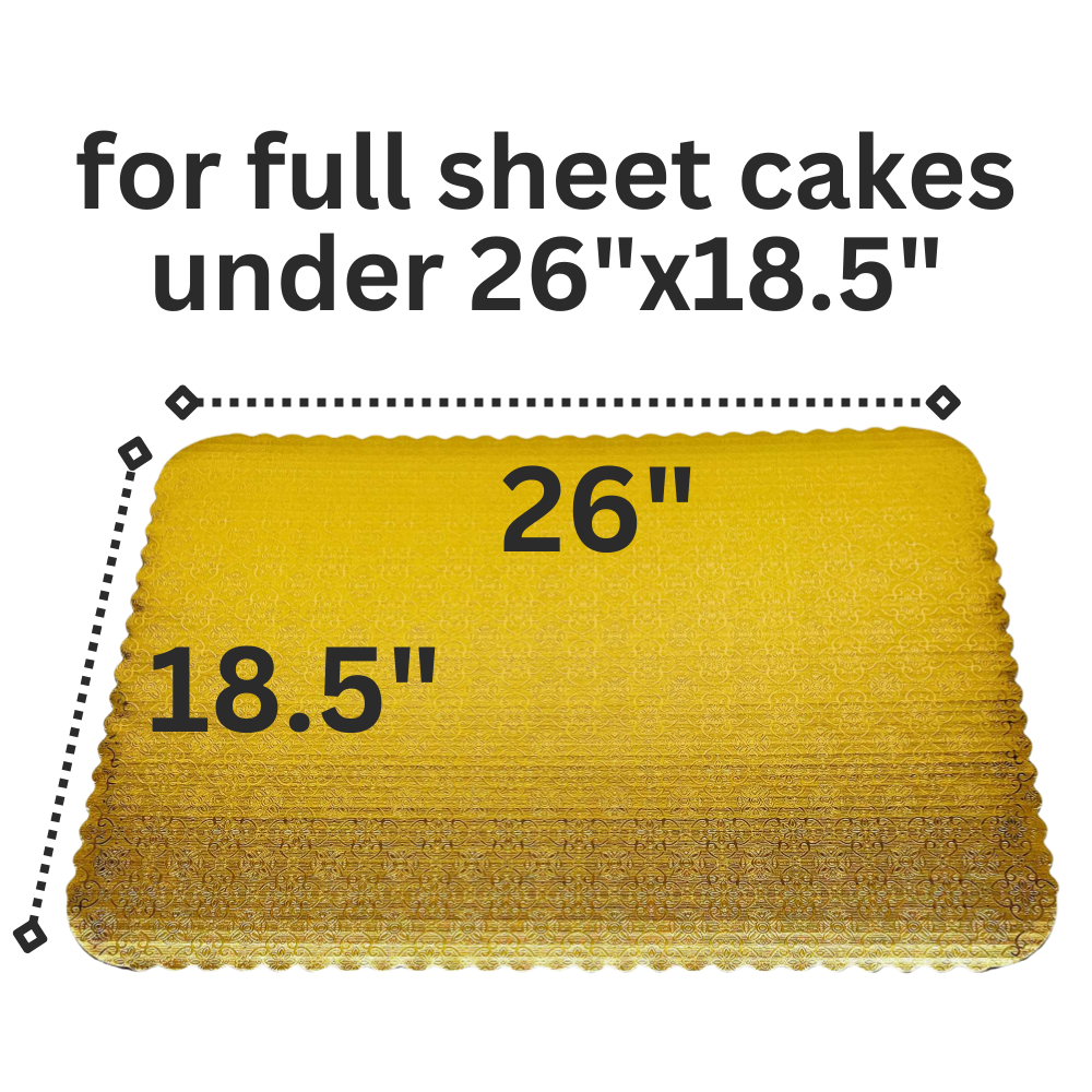 Double Wall Full Sheet Cake Board 26"x 18.5" (50pcs)