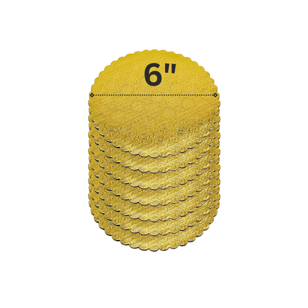 Double Wall Cake Board 6" (100pcs)