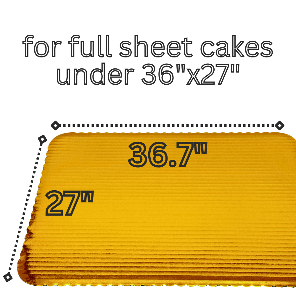 Single Wall Full Sheet Cake Board 36.7"x27" (50pcs)