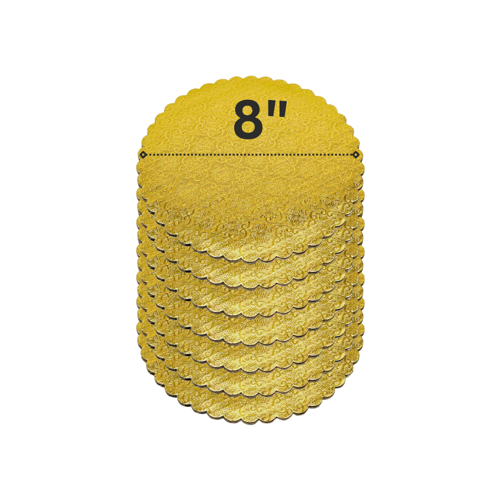 Double Wall Cake Board 8" (100pcs)