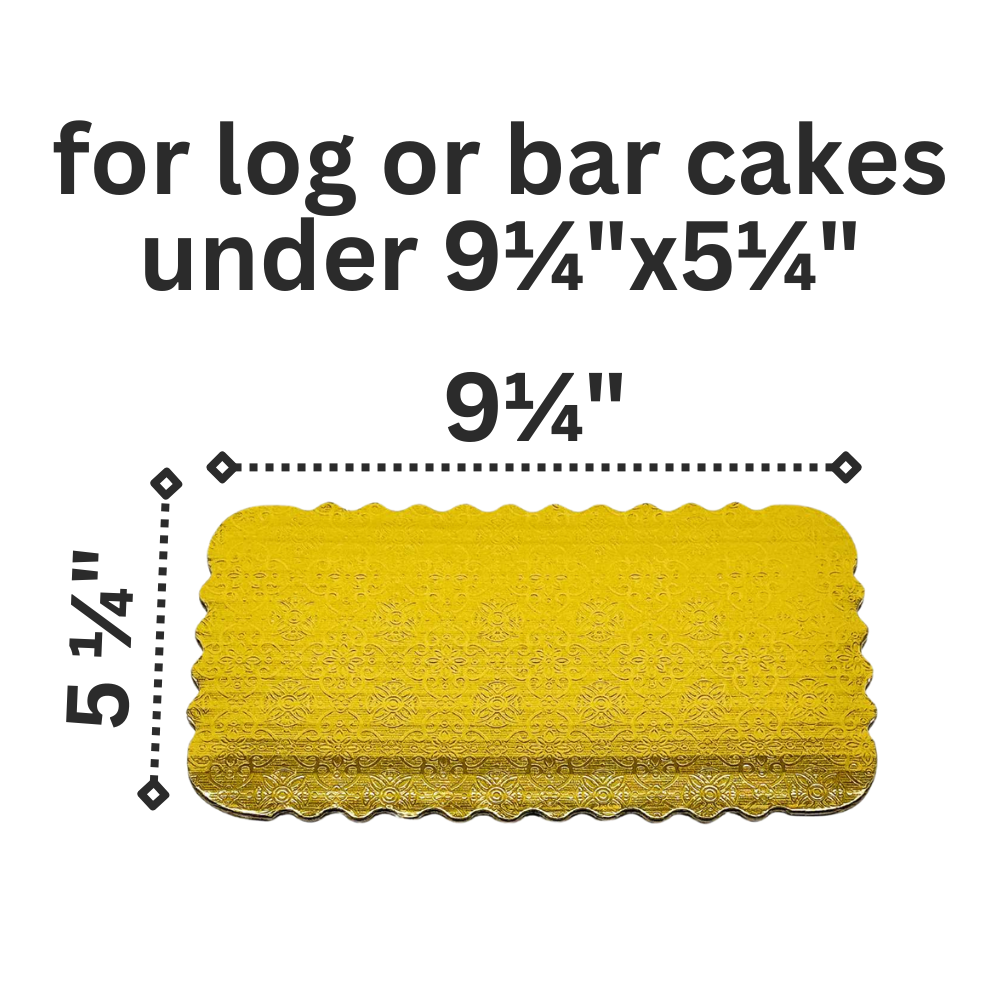 Double Wall Bar Cake Board 9¼"x5¼" (200pcs)
