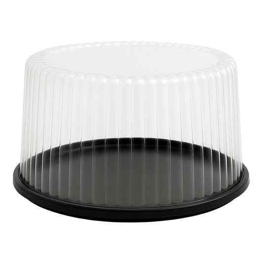10" High Dome Plastic Cake Display Container (2-Piece)