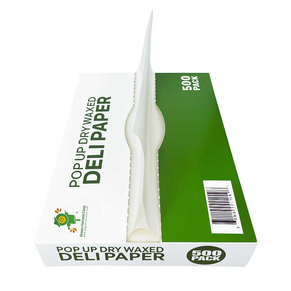 10"x10.75" Inter folded Dry Wax Deli Paper (500sheets/12pks)