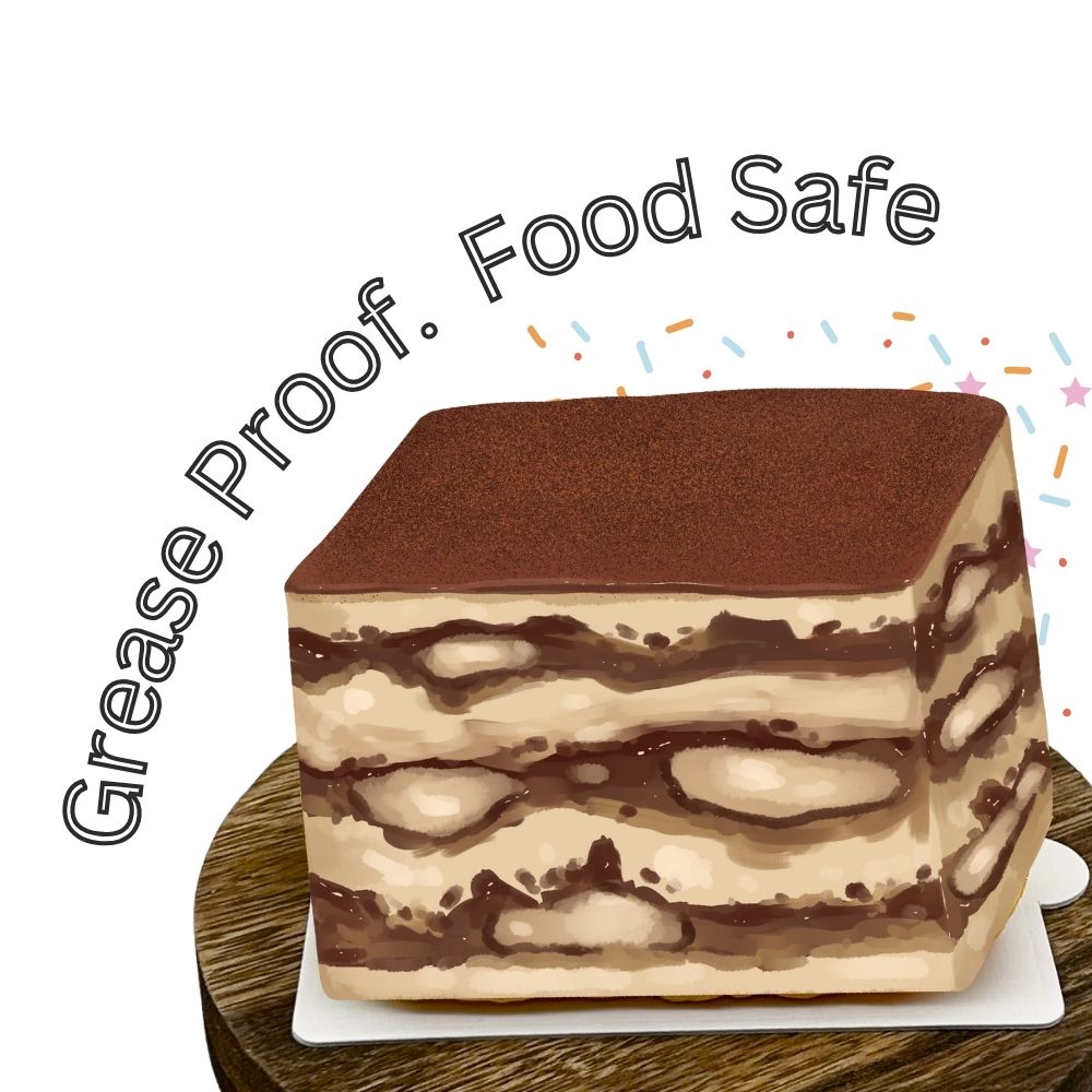 Mini Rectangle Cake Board with Tab 4.5"x3" (2000pcs)