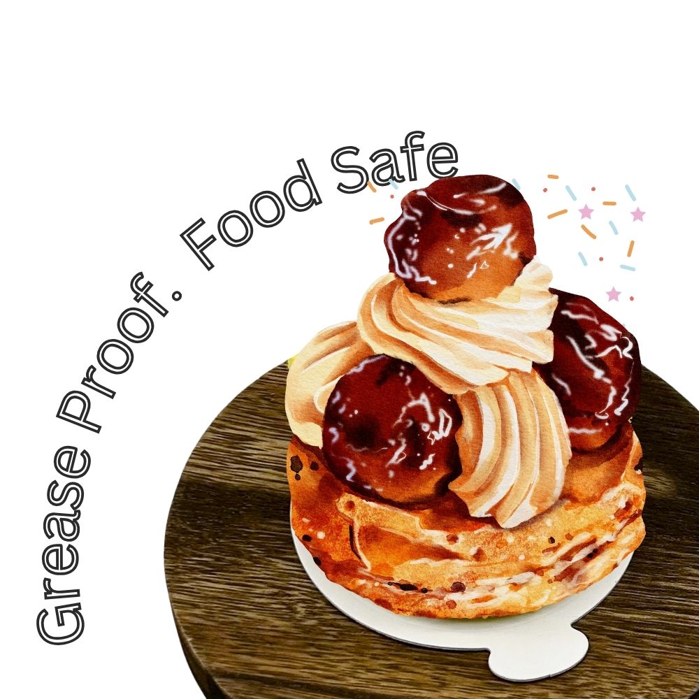 Mini Round Cake Board with Tab 3.5" (2000pcs)