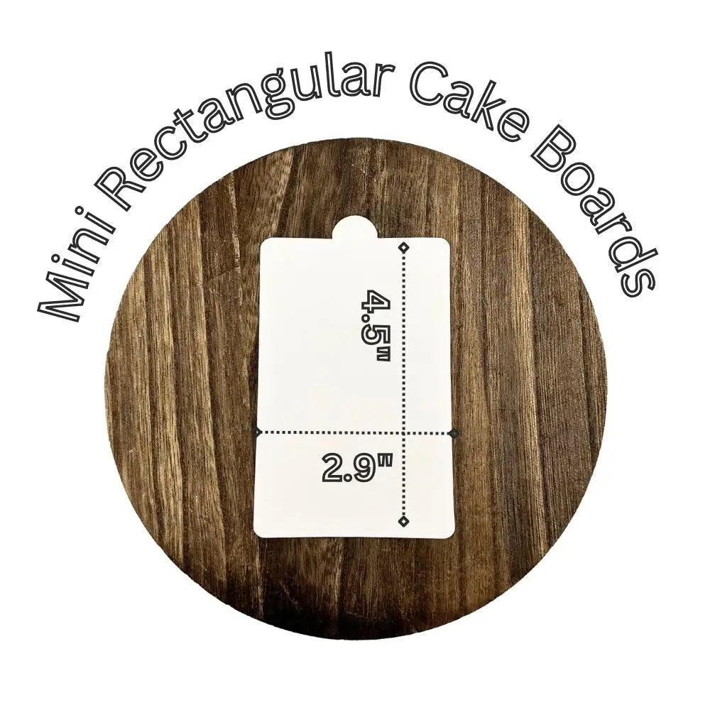 4.5’’X2.9’’ Mini Rectangular Cake Board