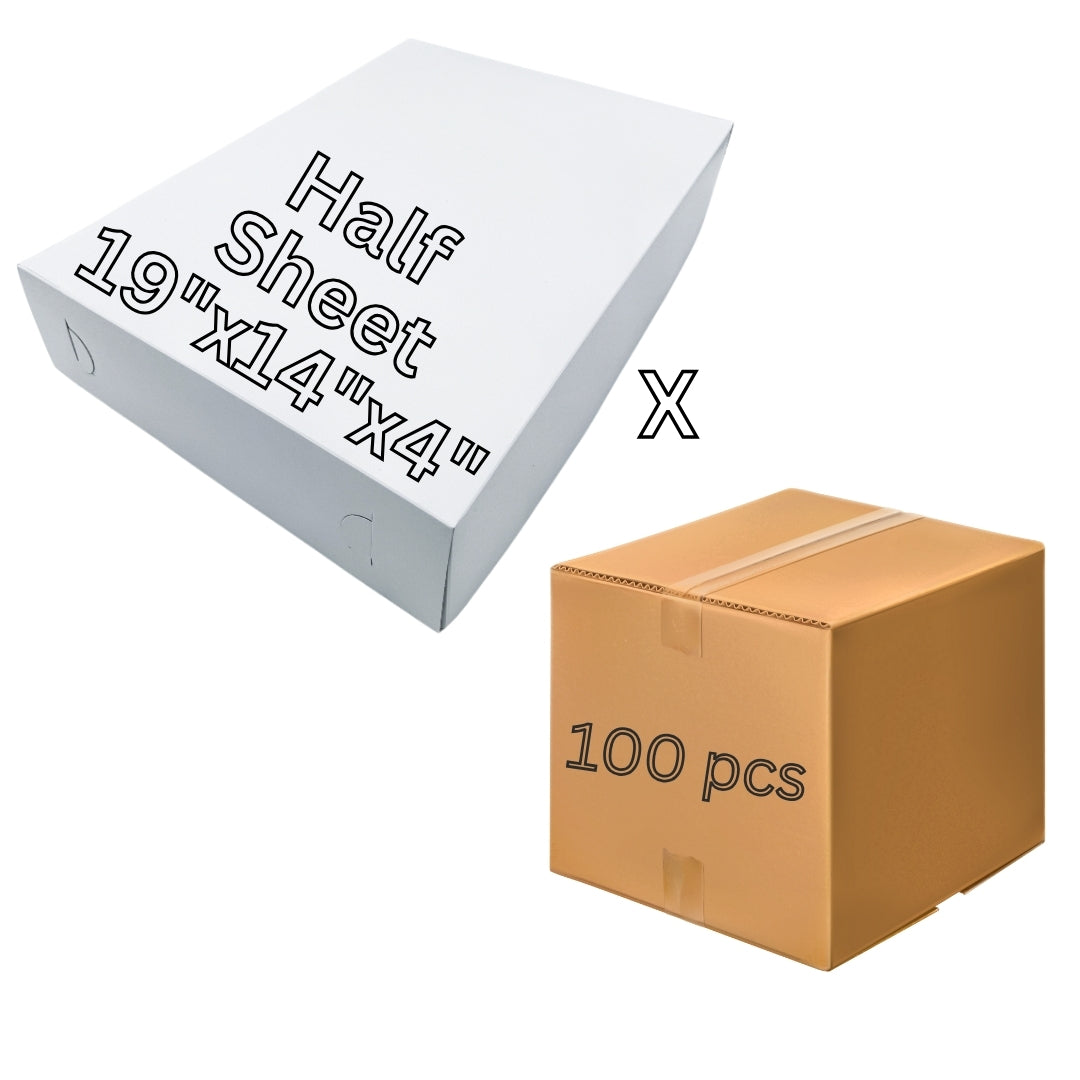 Half Sheet Cake Box 19"x14"x4" (100pcs)