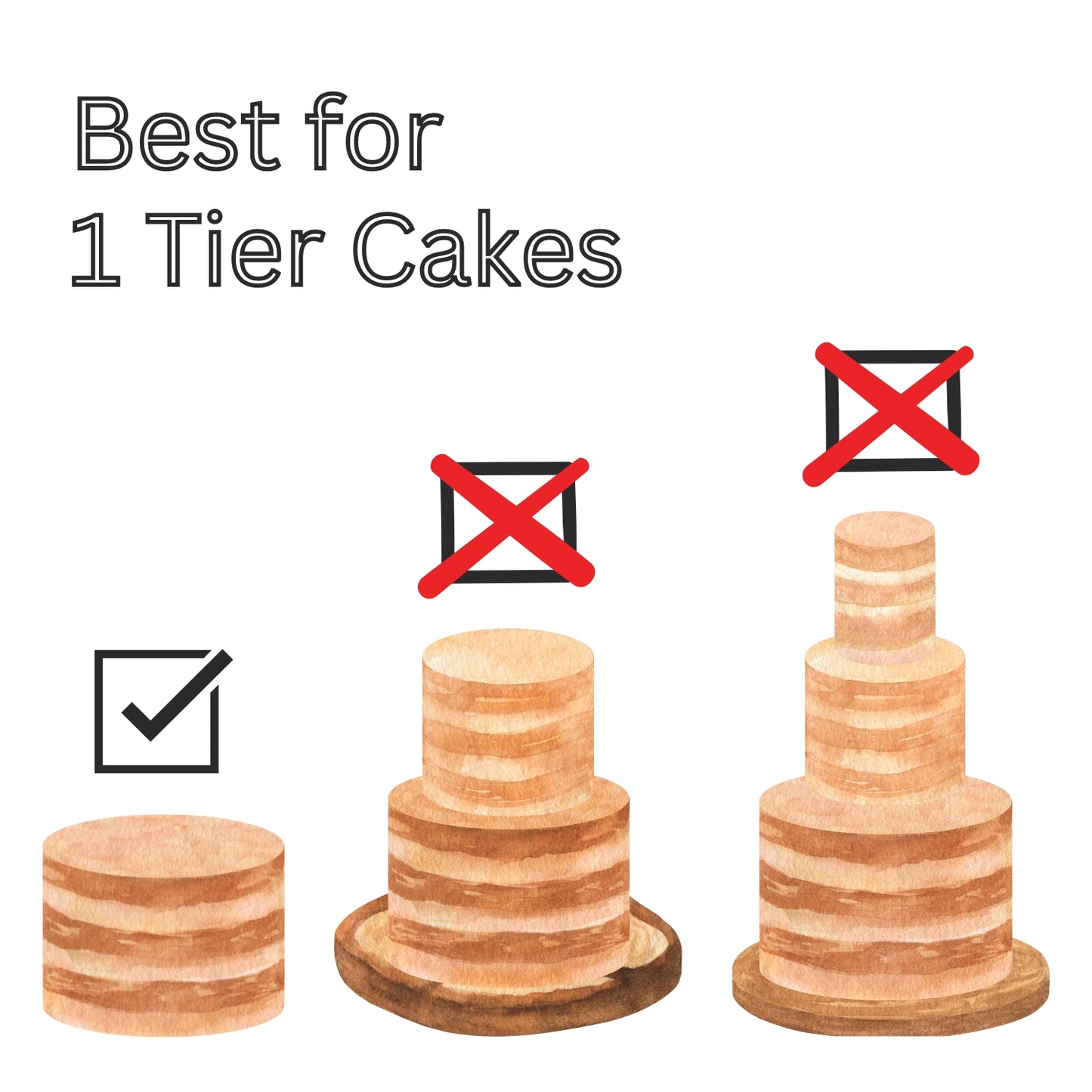 Single Wall Cake Board 14" (100pcs)