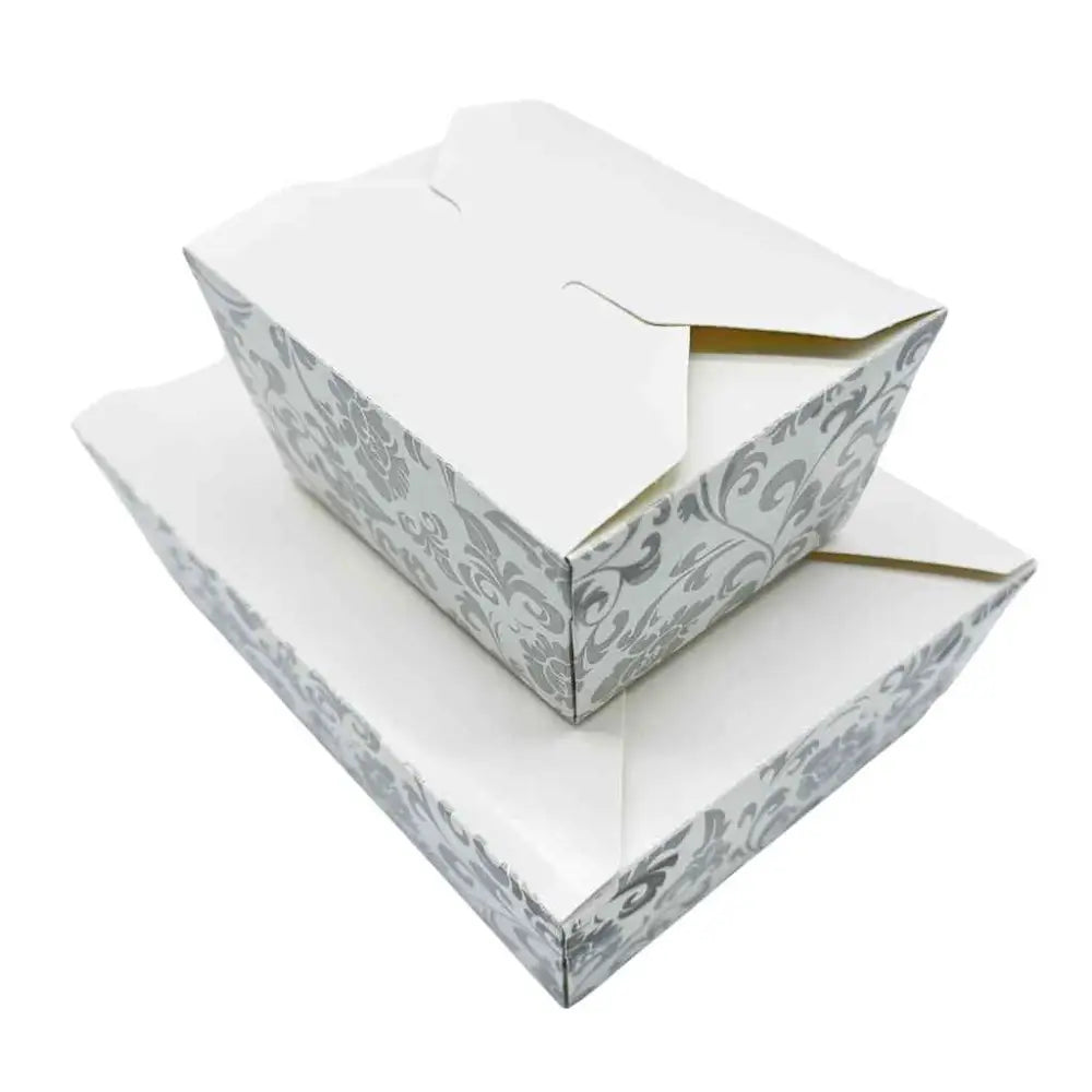 4’’X3’’ Pattern Foldable Take-Out Box (200Pcs)