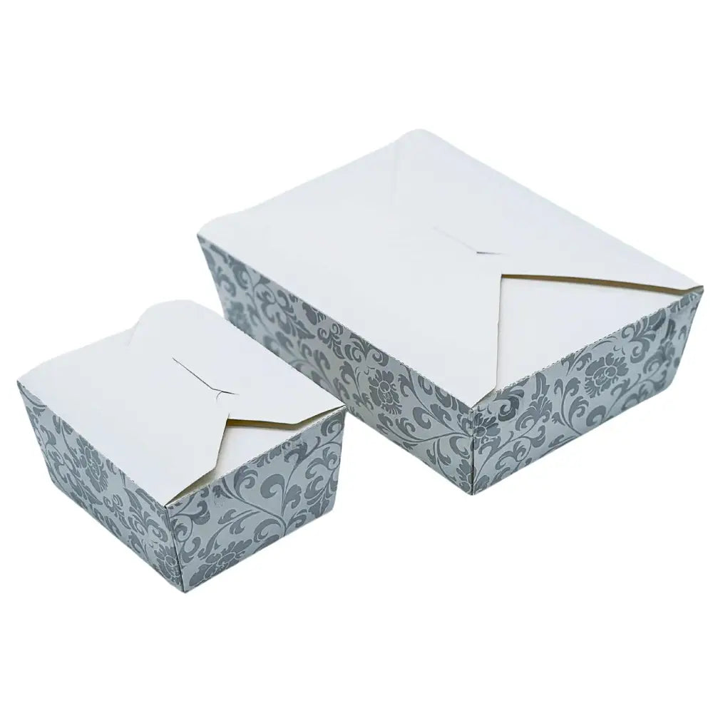 4’’X3’’ Pattern Foldable Take-Out Box (200Pcs)