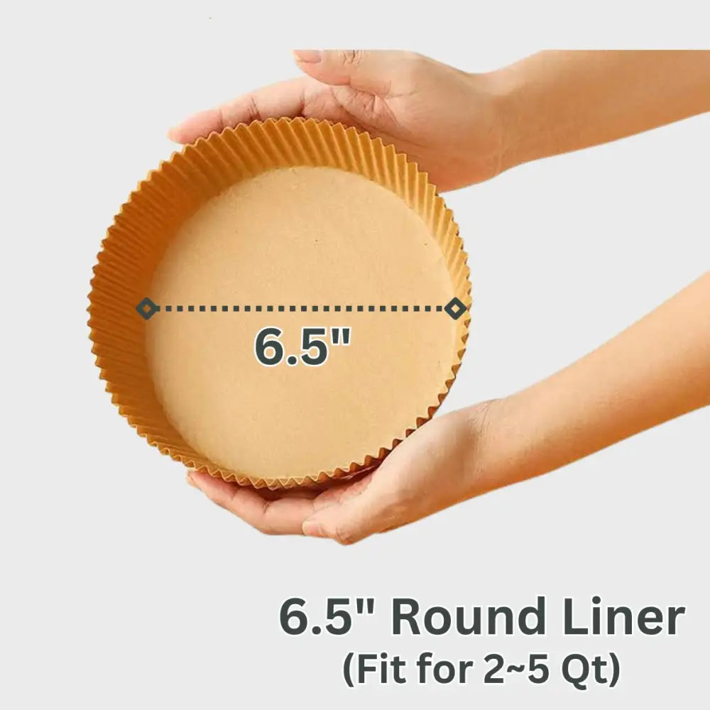 6.5’’ Round Air Fryer Liner (100Pcs)