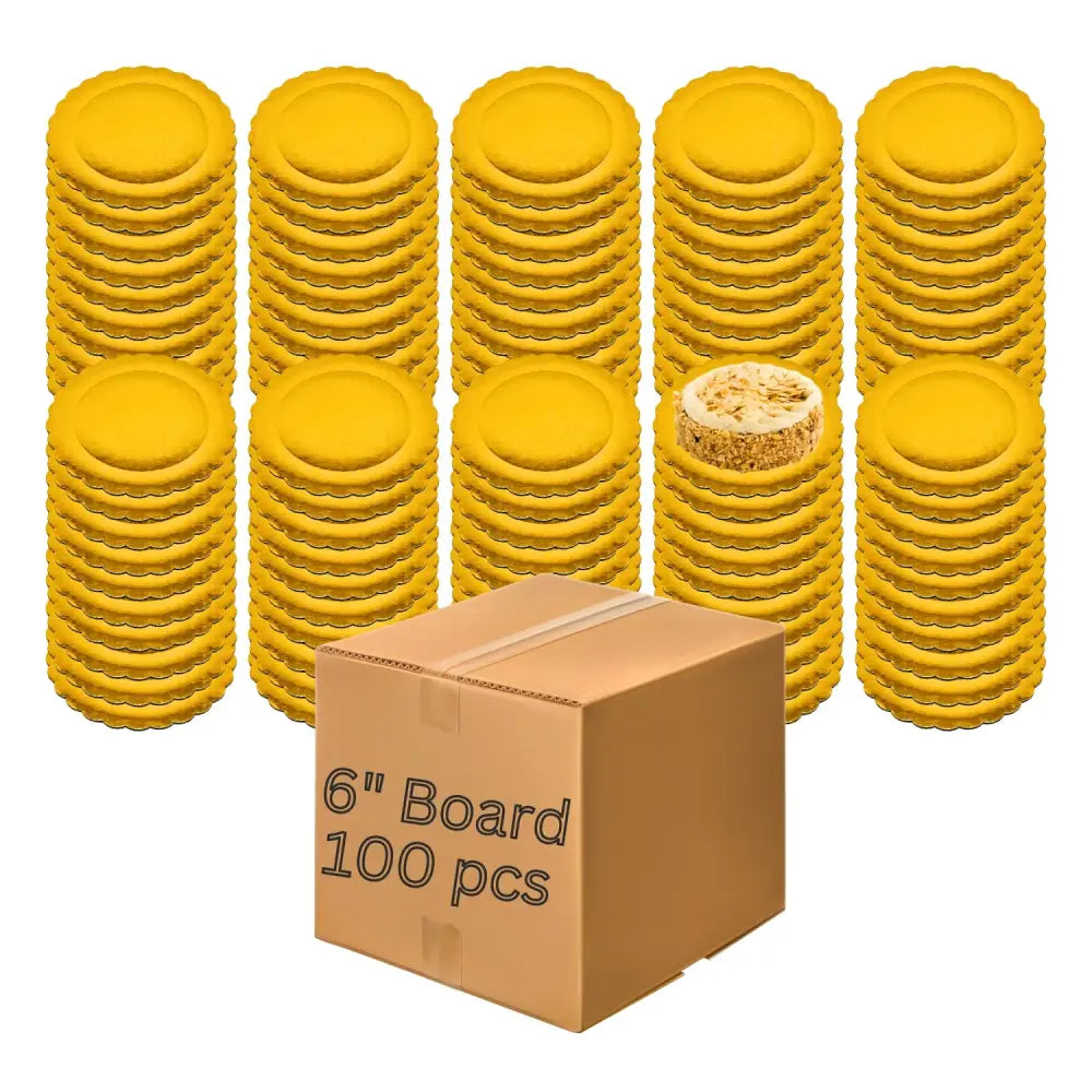 6’’ Cake Board 100 Pcs (1 Case)