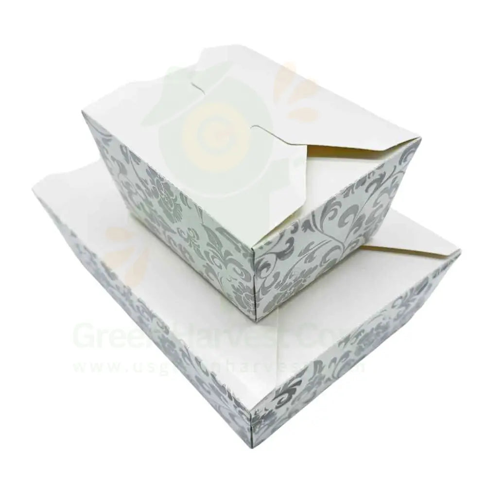 7’’X5’’ Pattern Foldable Take-Out Box (200Pcs)