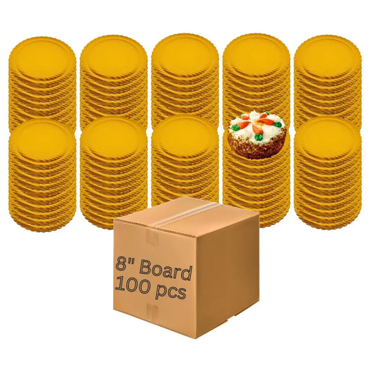 8’’ Cake Board 100 Pcs (1 Case)