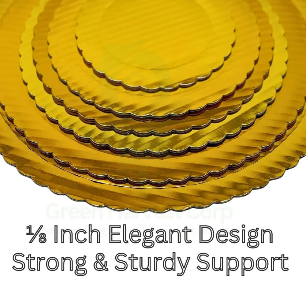8’’ Cake Box & Board Bundle (12 Boards + 12 Boxes)