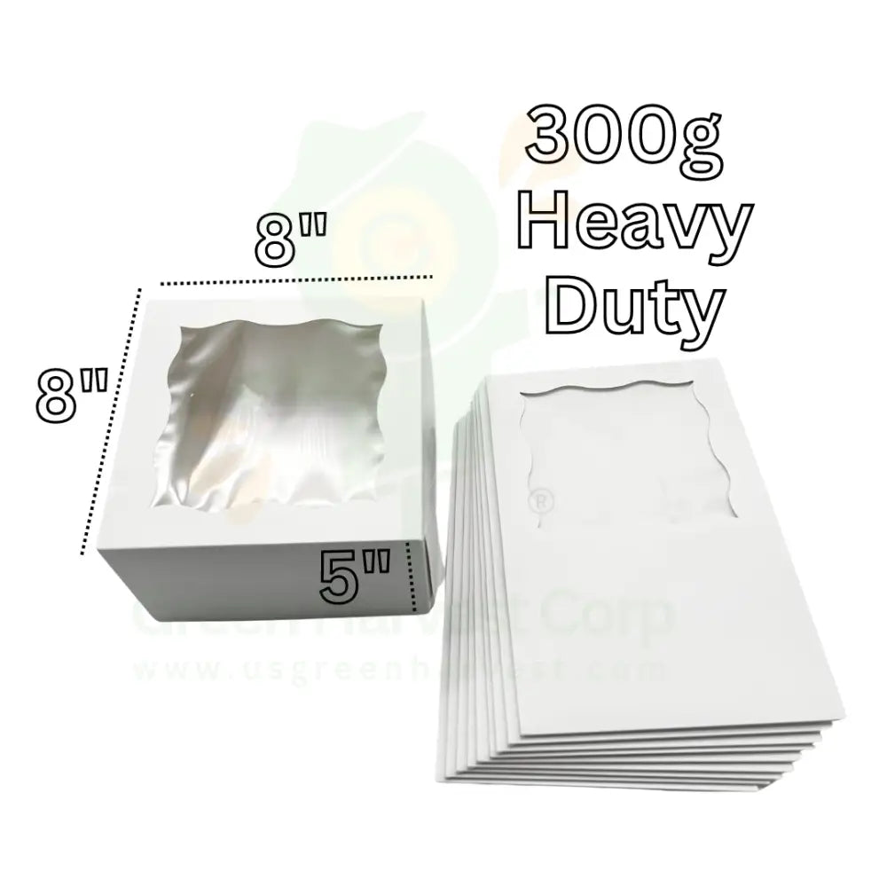 8’’ Cake Box With Window (300G)