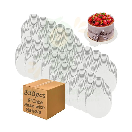 8’’ Cake/Dessert Base Board 200Pcs (1 Case)