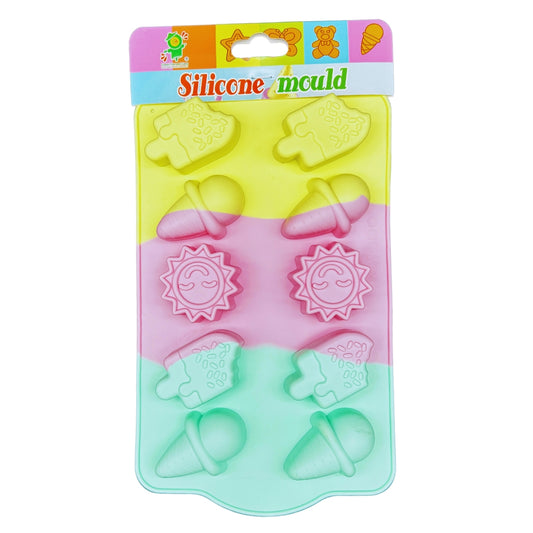 Silicon Cake Mold Ice cream Theme (50pcs)