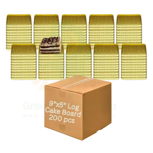 9’’X5’’ Log/Bar Cake Board 100 Pcs (1 Case)
