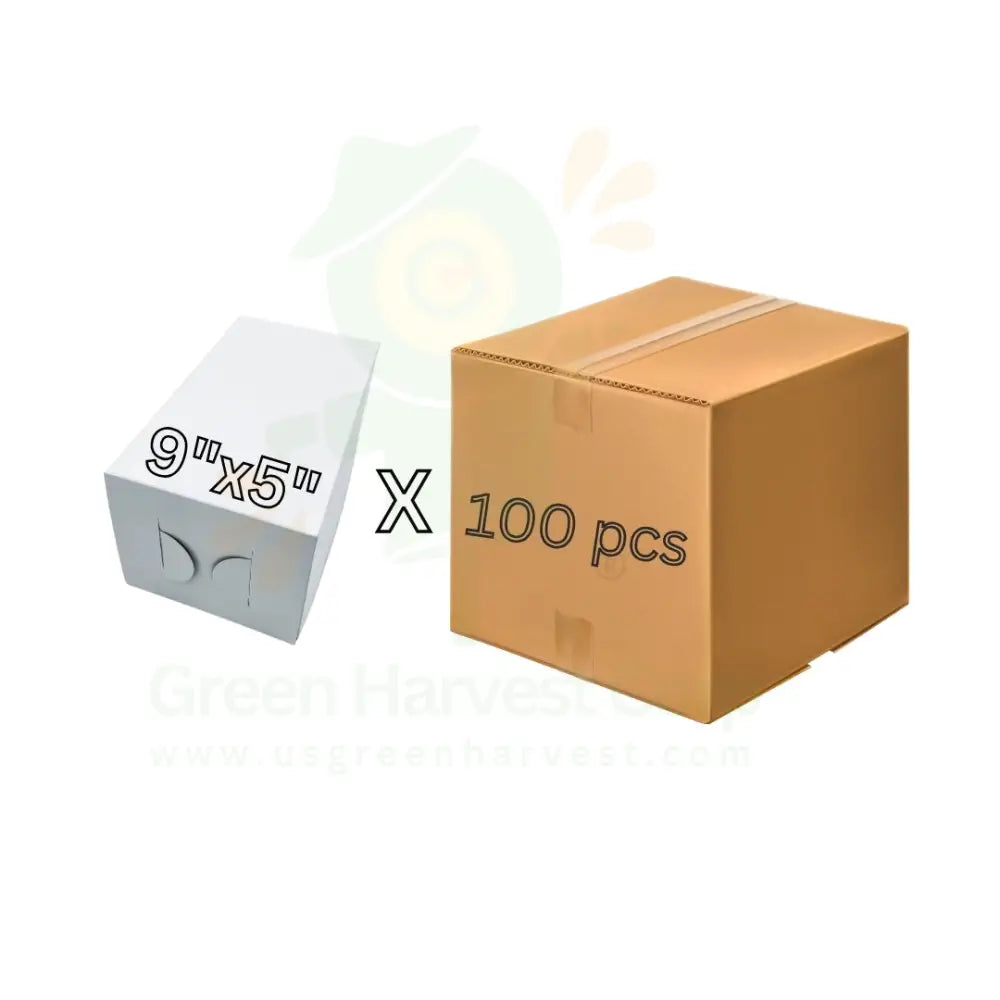 9’’X5’’ Small Bar Cake Box 100 Pcs (1 Case)