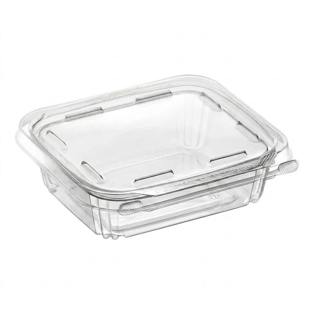 24oz Hinged Flat Lid Container with Safe Seal (200pcs)