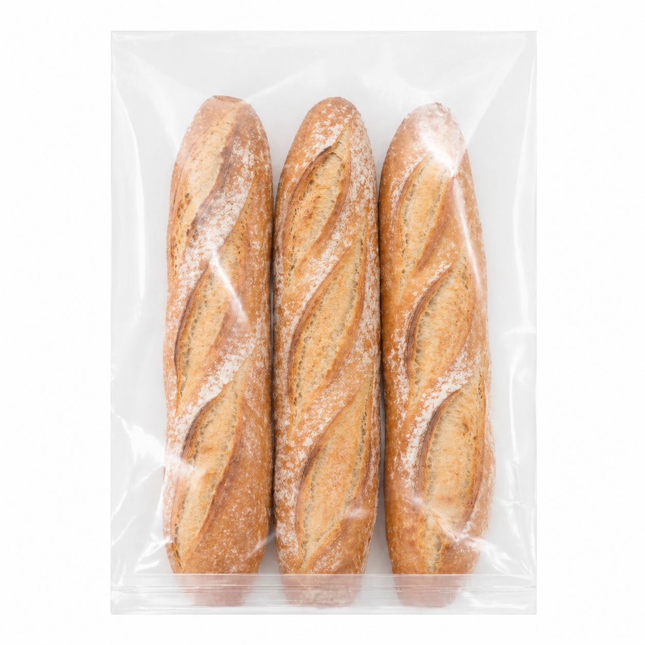22"x14" Clear 2 Mil LDPE Bag (1000pcs)